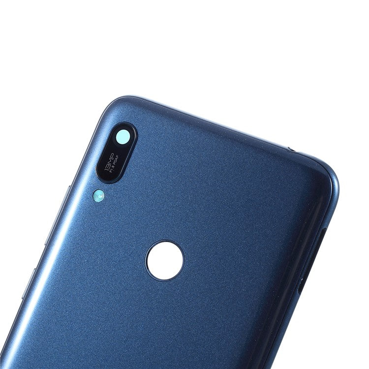 OEM for Huawei Y6 (2019, with Fingerprint Sensor)/Y6 Prime (2019) Battery Housing Back Cover Replacement - Blue