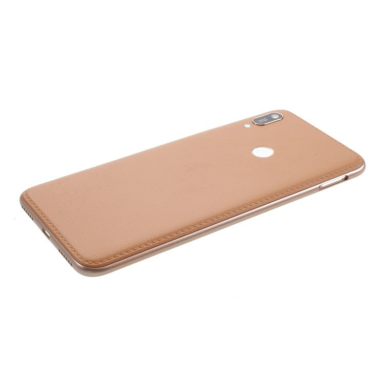 OEM for Huawei Y6 (2019, with Fingerprint Sensor)/Y6 Prime (2019) Battery Housing Back Cover Replacement - Brown