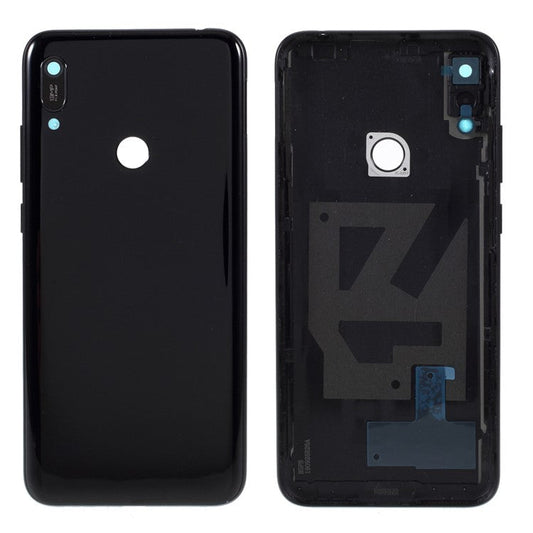 OEM for Huawei Y6 (2019, with Fingerprint Sensor)/Y6 Prime (2019) Battery Housing Back Cover Replacement - Black