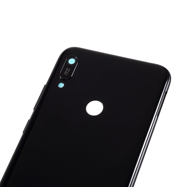 OEM for Huawei Y6 (2019, with Fingerprint Sensor)/Y6 Prime (2019) Battery Housing Back Cover Replacement - Black