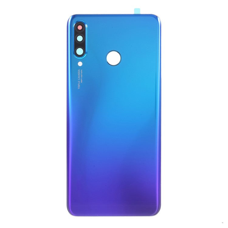 OEM Back Door Housing Replacement Part with 48MP Camera Lens Cover for Huawei P30 Lite - Blue
