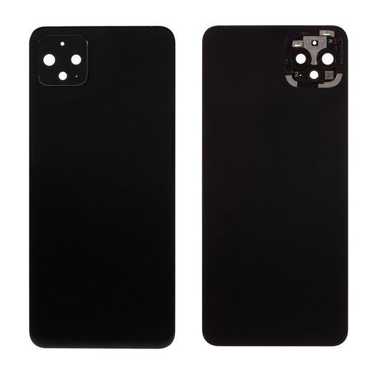 OEM Battery Housing + Camera Lens Cover + Adhesive Sticker for Google Pixel 4 XL - Black