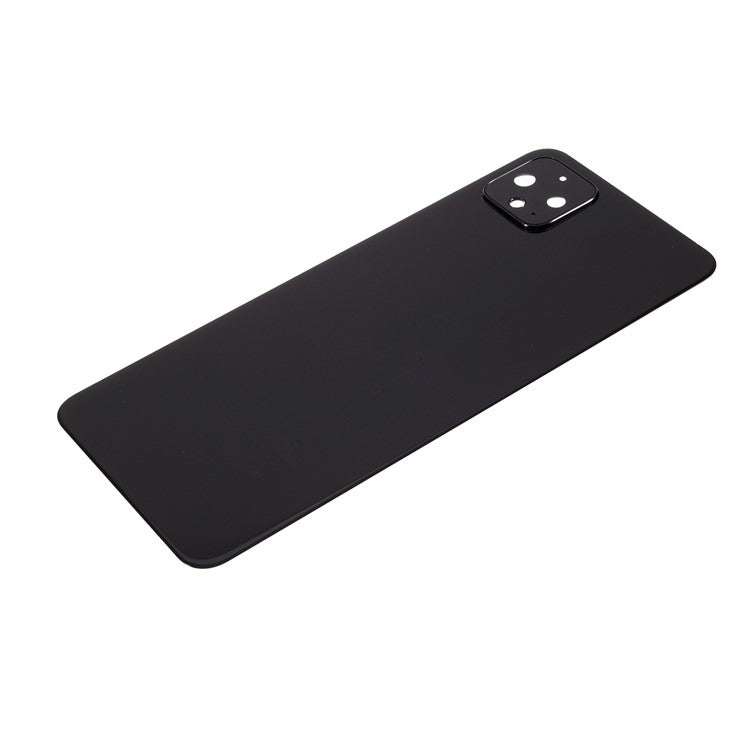 OEM Battery Housing + Camera Lens Cover + Adhesive Sticker for Google Pixel 4 XL - Black
