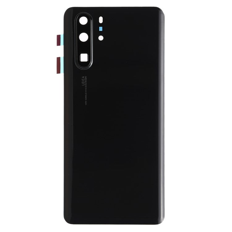 For Huawei P30 Pro OEM Back Battery Housing with Camera Lens Ring Cover - Black