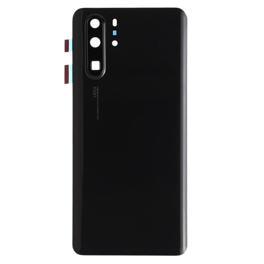 For Huawei P30 Pro OEM Back Battery Housing with Camera Lens Ring Cover - Black