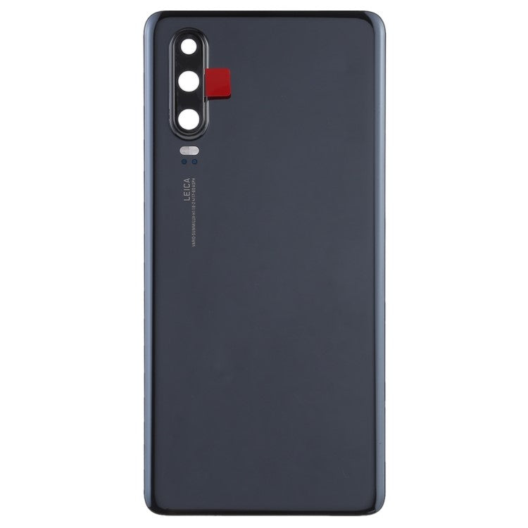 For Huawei P30 OEM Back Battery Housing [with Camera Lens Ring Cover] - Black