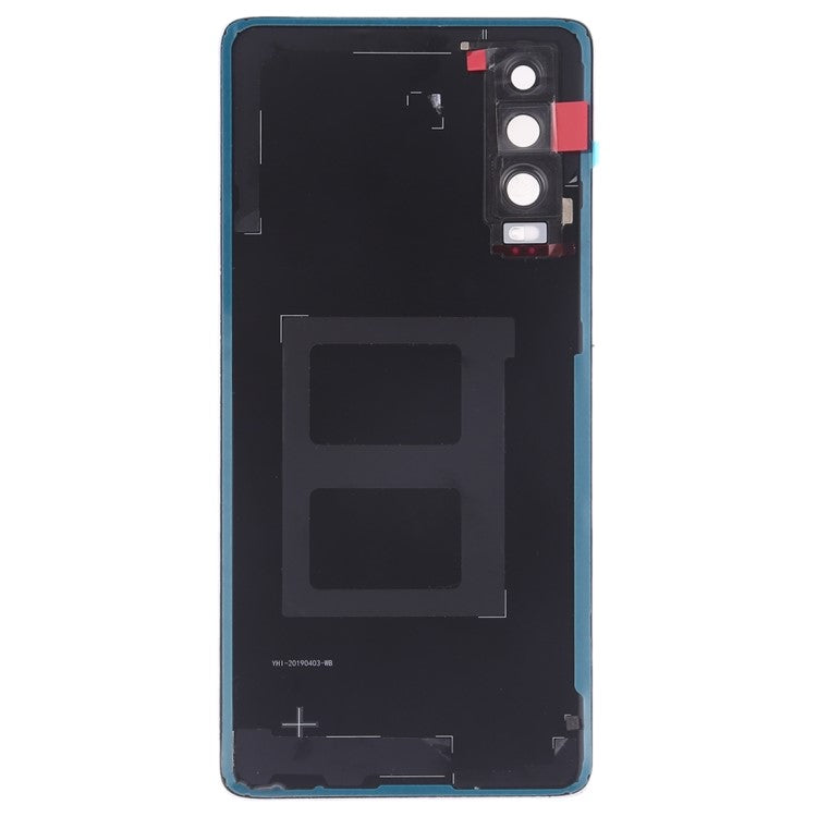 For Huawei P30 OEM Back Battery Housing [with Camera Lens Ring Cover] - Pearl White