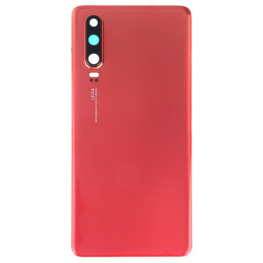 For Huawei P30 OEM Back Battery Housing [with Camera Lens Ring Cover] - Orange