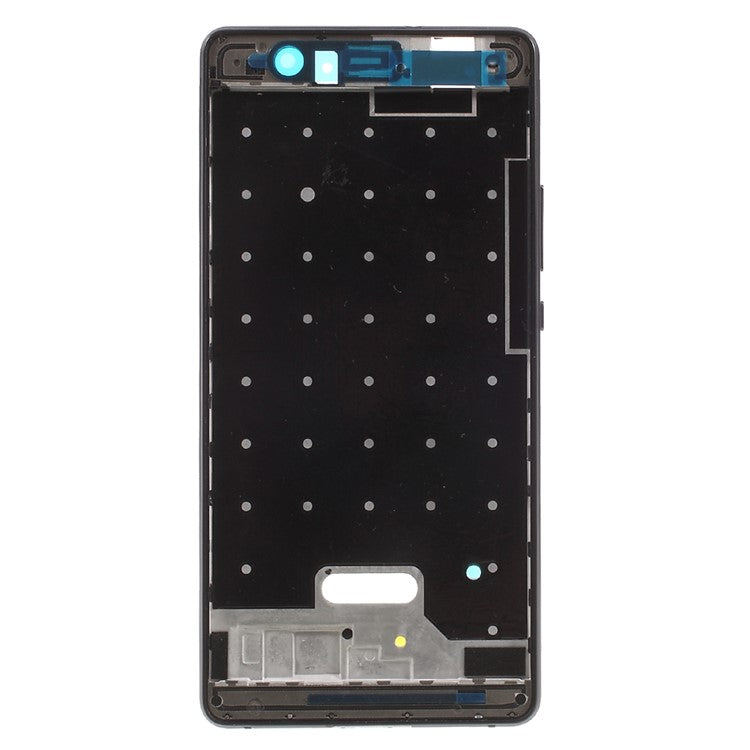 For Huawei P9 Lite/G9 Lite OEM Front Housing Frame + Earpiece Mesh Replace Part - Black