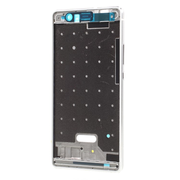 OEM Front Housing Frame + Earpiece Mesh Replace Part for Huawei P9 Lite/G9 Lite - Silver Color