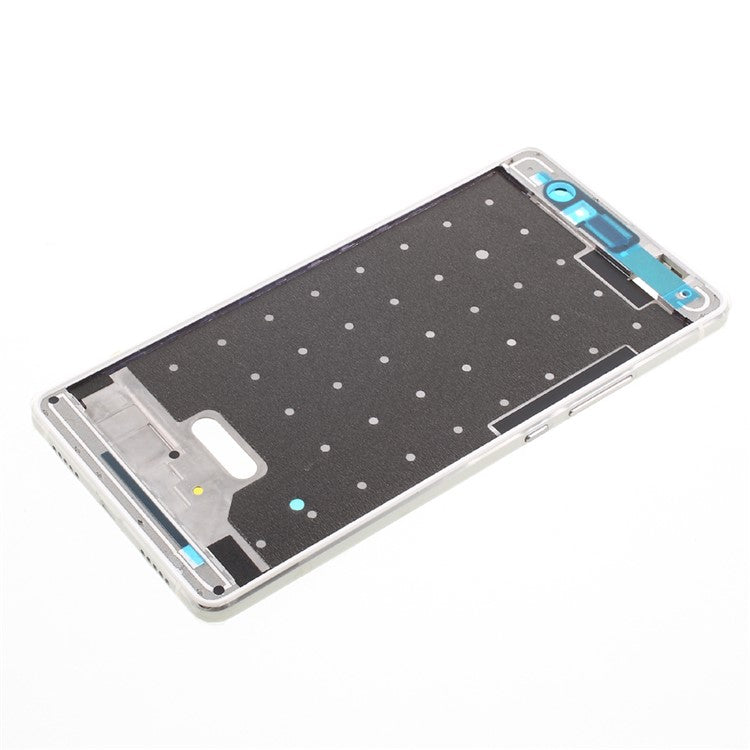 OEM Front Housing Frame + Earpiece Mesh Replace Part for Huawei P9 Lite/G9 Lite - Silver Color