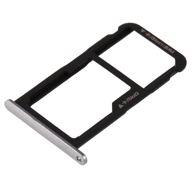 OEM SIM/Micro SD Card Tray Holder Repair Part for Huawei Honor 8 lite / P8 lite (2017) - Silver Color