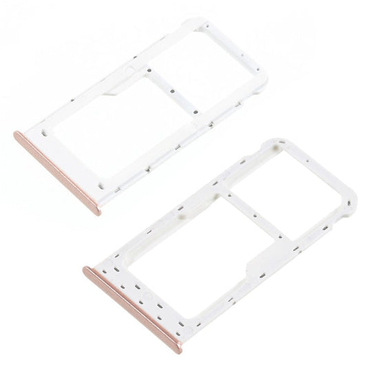 OEM Dual SIM Micro SD Card Tray Slot Part for Huawei P Smart/Enjoy 7S - Rose Gold