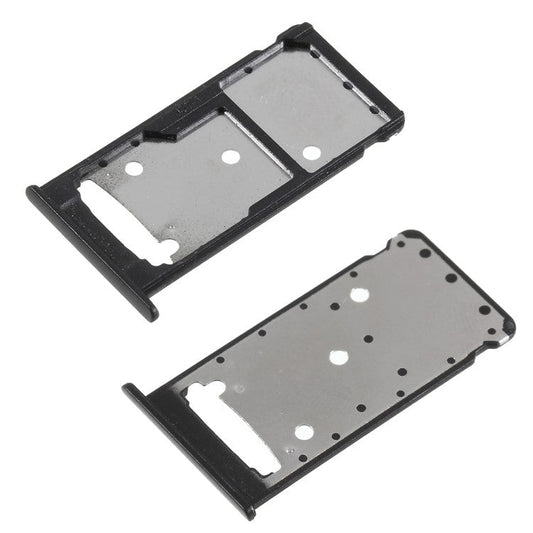 OEM Dual SIM MicroSD Card Tray Slot Holder for Huawei Y7 Prime / Enjoy 7 Plus - Black