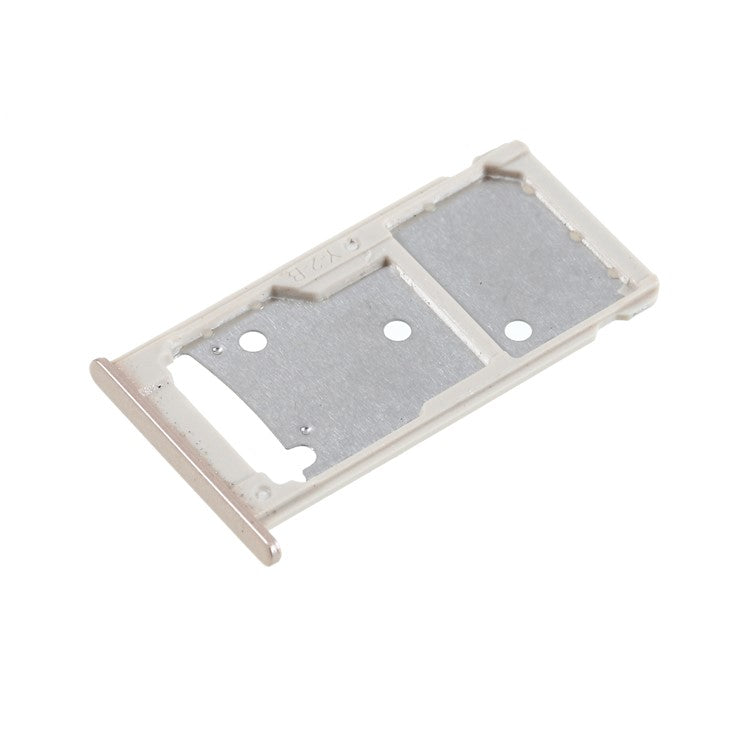 OEM Dual SIM MicroSD Card Tray Slot Holder Part for Huawei Y7 Prime / Enjoy 7 Plus - Gold