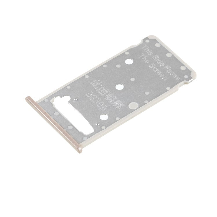 OEM Dual SIM MicroSD Card Tray Slot Holder Part for Huawei Y7 Prime / Enjoy 7 Plus - Gold