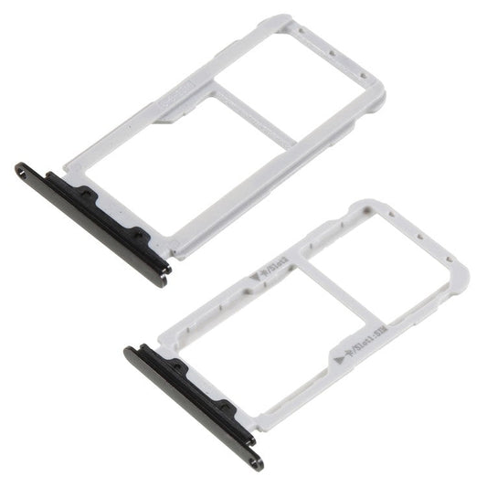 OEM Dual SIM MicroSD Card Tray Slot Holder for Huawei nova 2 plus - Black