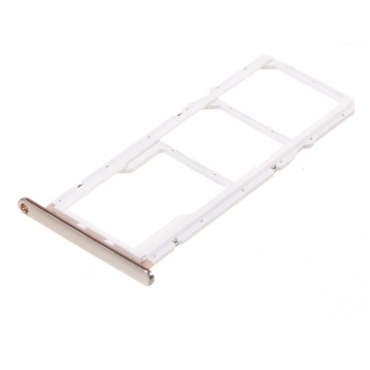 OEM Dual SIM Card + Micro SD Card Tray Holders Repair Part for Huawei Y6 (2018) / Enjoy 8e - Gold
