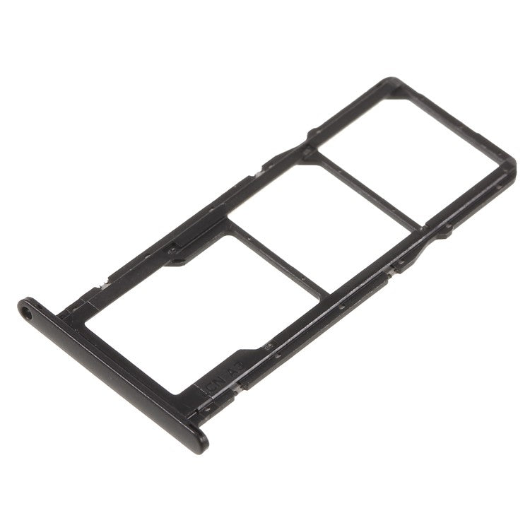OEM Dual SIM Card + Micro SD Card Tray Holders Replacement for Huawei Y5 (2018) - Black