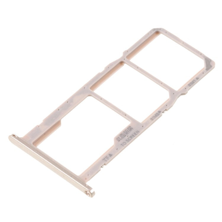 OEM Dual SIM Card + Micro SD Card Tray Holders Part for Huawei Y5 (2018) - Gold