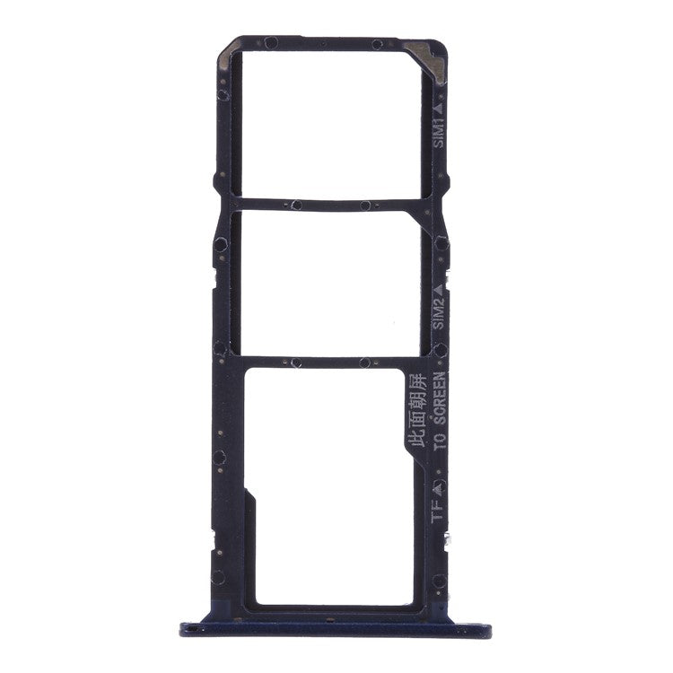 OEM Dual SIM Card + Micro SD Card Tray Holders Repair Part for Huawei Y5 (2018) - Blue