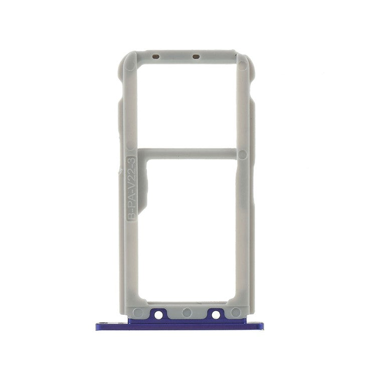 OEM Dual SIM Card Tray Slot Holder Repair Part for Huawei nova 3 - Dark Blue