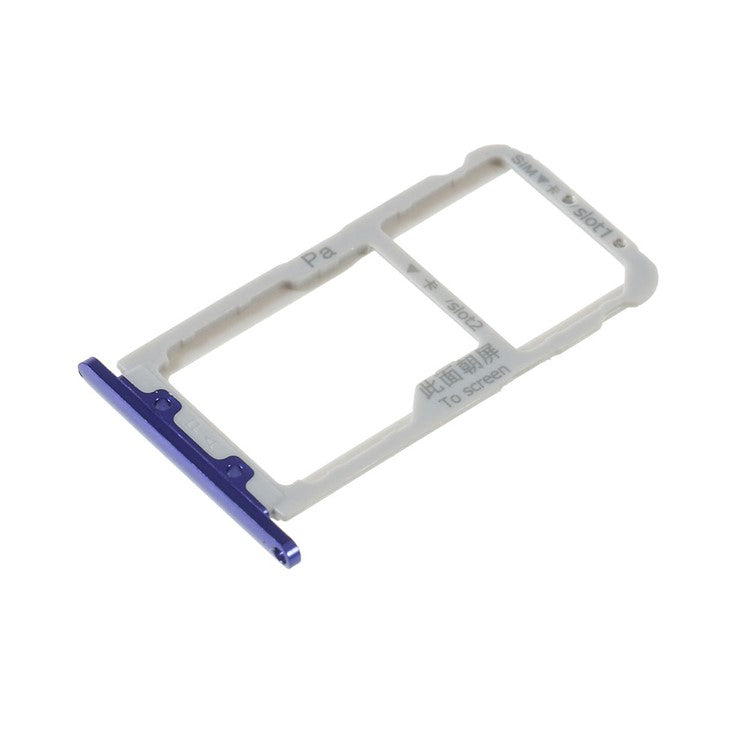 OEM Dual SIM Card Tray Slot Holder Repair Part for Huawei nova 3 - Dark Blue