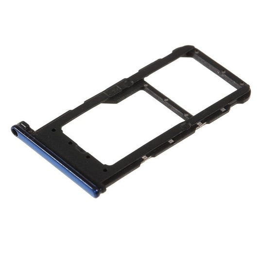 OEM Dual SIM Card Tray Slot Part for Huawei P Smart Plus / nova 3i - Blue