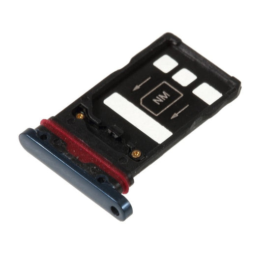 OEM SIM & NM Card Tray Holder Replacment for Huawei Mate 20 Pro - Blue
