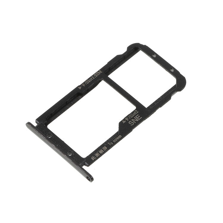 OEM Dual SIM Micro SD Card Tray Holder Replacement for Huawei Mate 20 Lite - Black