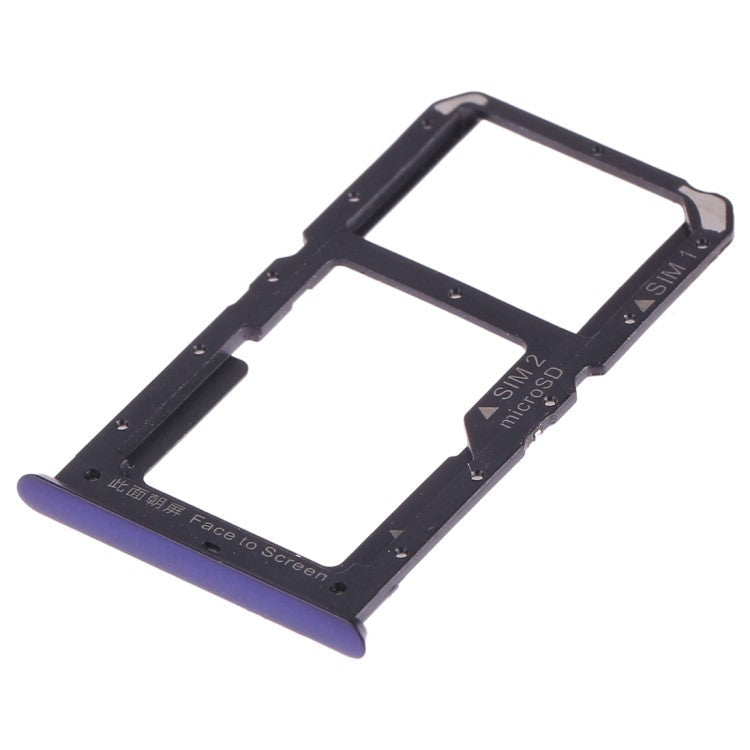 OEM SD Card SIM Card Tray Holder Replace Part for Oppo A9 - Purple
