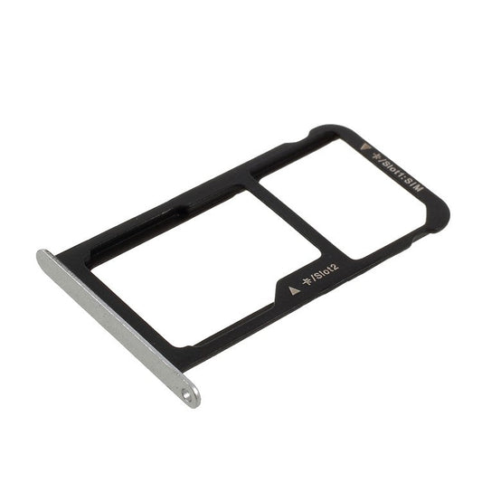 OEM SIM Card Tray Holder Slot Replacement for Huawei P9 Lite - Silver Color