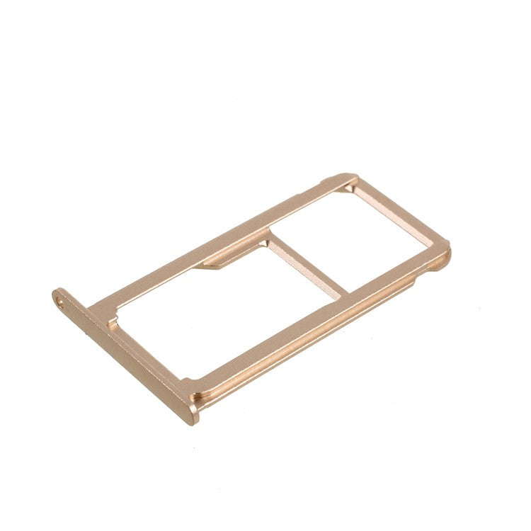 OEM Matte Dual SIM MicroSD Card Tray Slot Holder Part for Huawei P9 - Gold Color