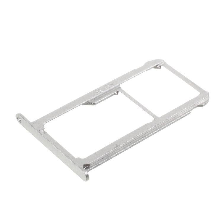 OEM for Huawei Mate 9 SIM1 + SIM2/MicroSD Card Tray Holder Slot - Silver Color