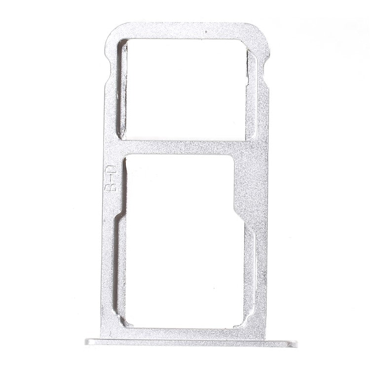 OEM for Huawei Mate 9 SIM1 + SIM2/MicroSD Card Tray Holder Slot - Silver Color