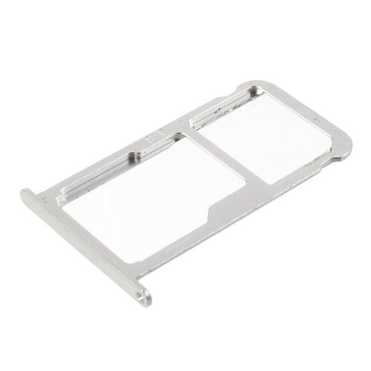 OEM for Huawei Mate 9 SIM1 + SIM2/MicroSD Card Tray Holder Slot - Silver Color