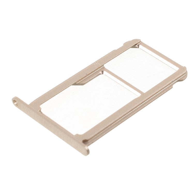 OEM SIM1 + SIM2/MicroSD Card Tray Holder Slot for Huawei Mate 9 - Gold Color