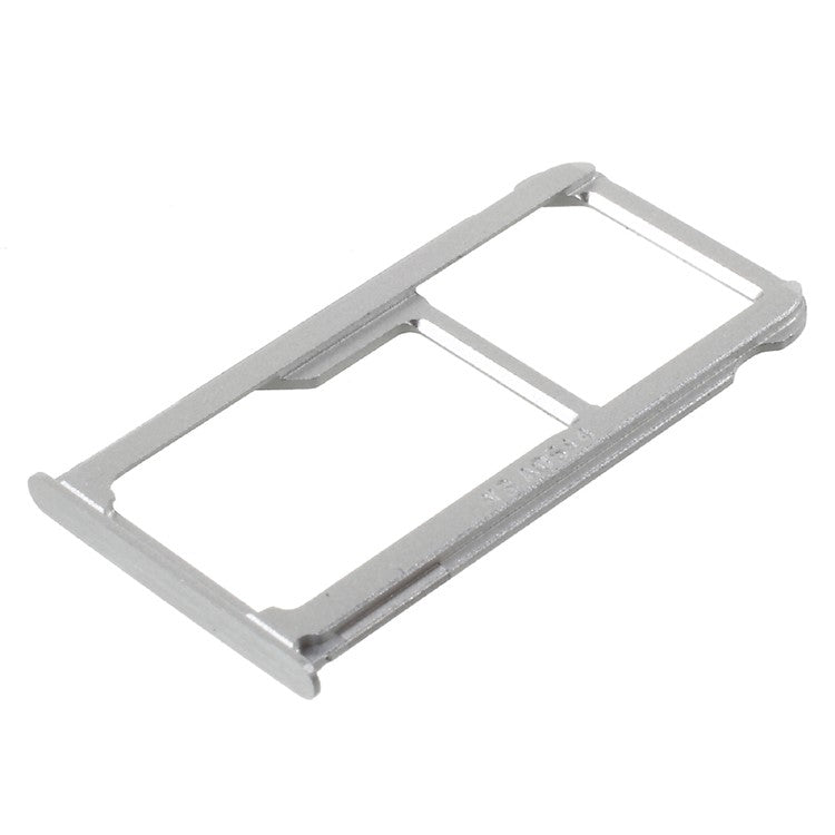 OEM Dual SIM MicroSD Card Tray Holder Slot for Huawei Mate 8 - Silver Color
