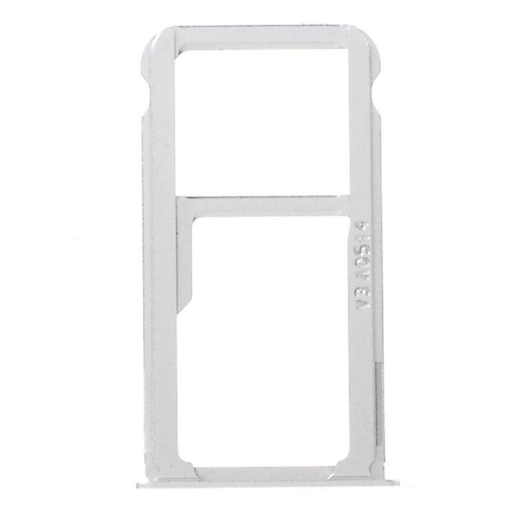 OEM Dual SIM MicroSD Card Tray Holder Slot for Huawei Mate 8 - Silver Color