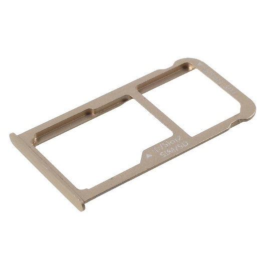 OEM Replacement Dual SIM MicroSD Card Tray Holder for Huawei Mate 8 - Gold Color