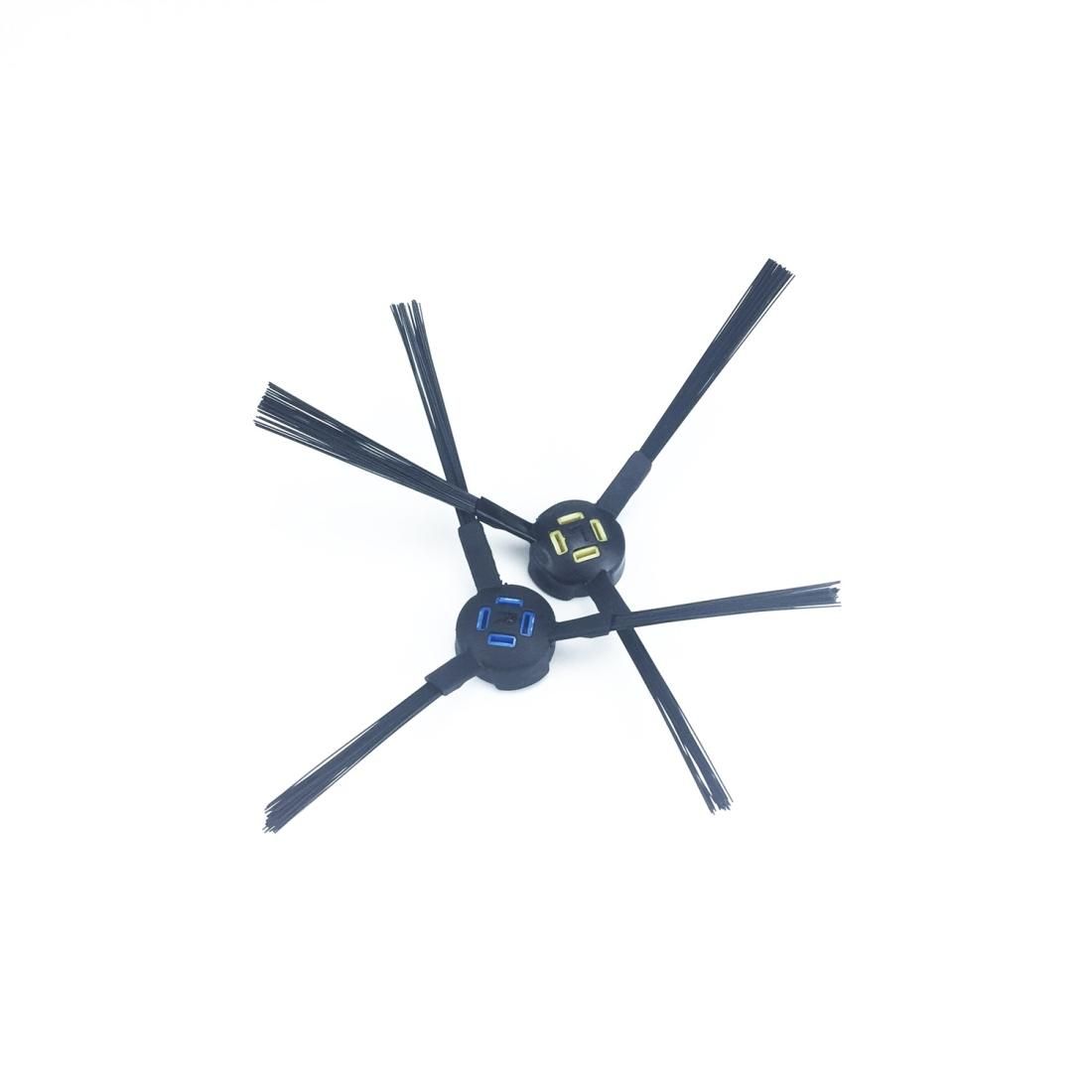 XI270 3 Pairs I258 Side Brush + G601 Black Screwdriver for ILIFE V8S / A9 / A7 / X750 / X800 / X787 / X785