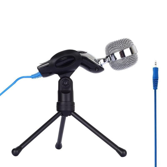 SF-922 Handheld Desktop Microphone with Tripod Stand / Holder for PC / Laptop