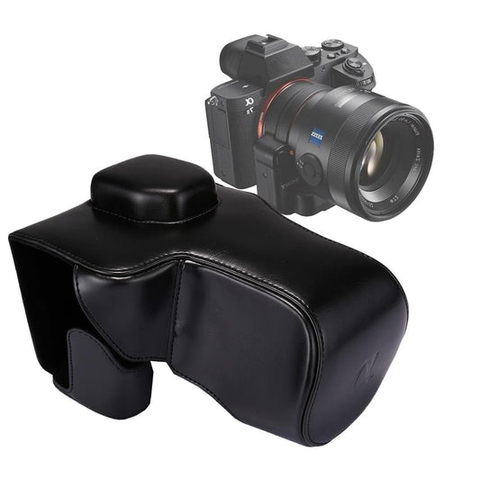 Full Body Camera PU Leather Case Bag with Strap for Sony A7 II / A7R II / A7S II (Black)