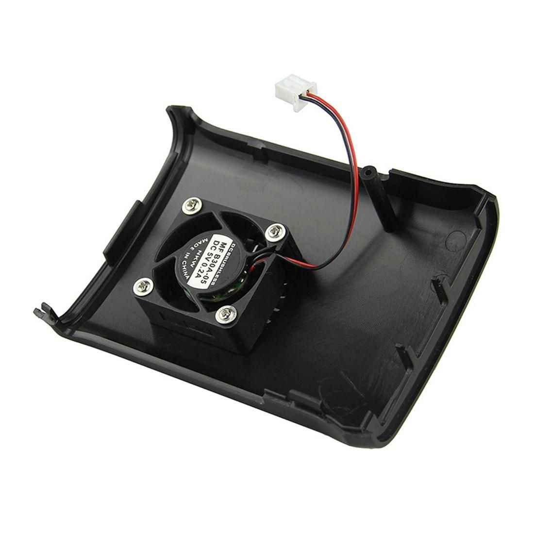 LDTR - WG0075 ABS Enclosure Box / Cooling Fan Kit for Raspberry Pi 2 Model B (Black)
