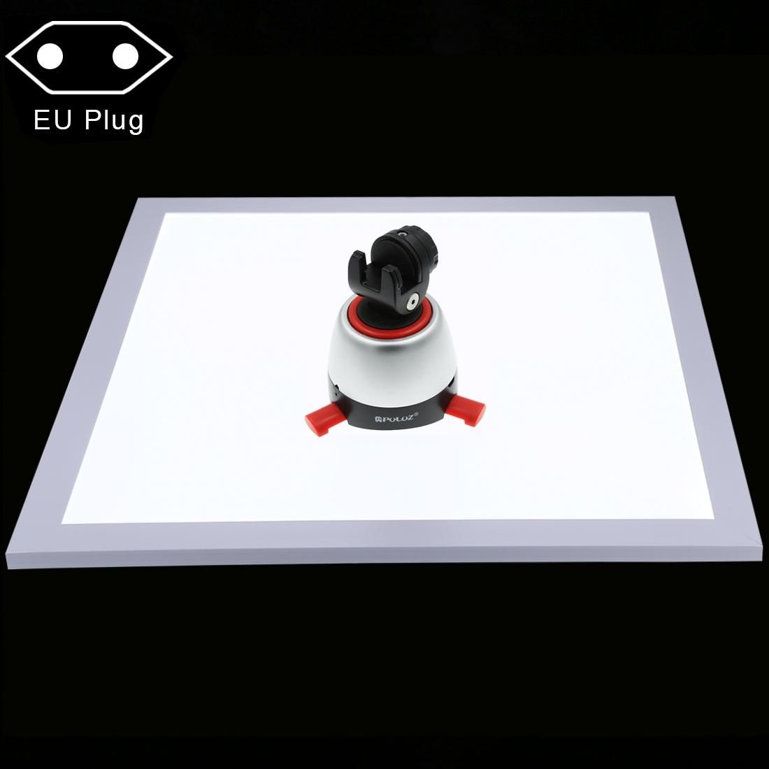 PULUZ 1200LM LED Photography Shadowless Light Lamp Panel Pad with Switch, Acrylic Material, No Polar Dimming Light, 34.7cm x 34.7cm Effective Area (Style3)