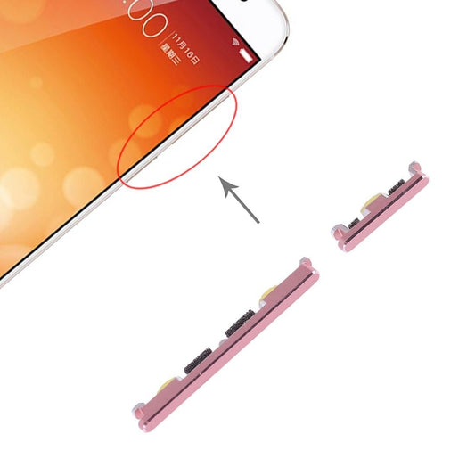 Side Keys for Vivo X9 (Rose Gold)