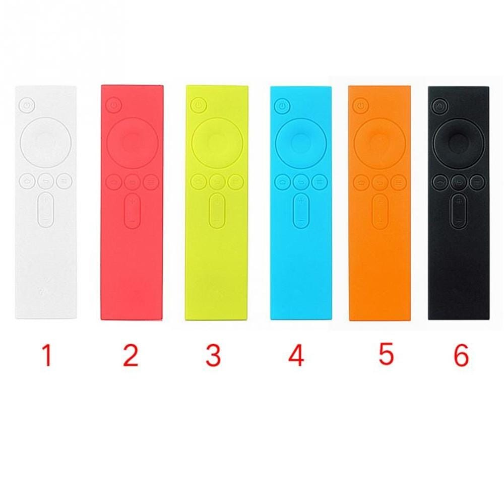 6 PCS Soft Silicone TPU Protective Case Remote Rubber Cover Case for Xiaomi Remote Control I Mi TV Box (Pink)