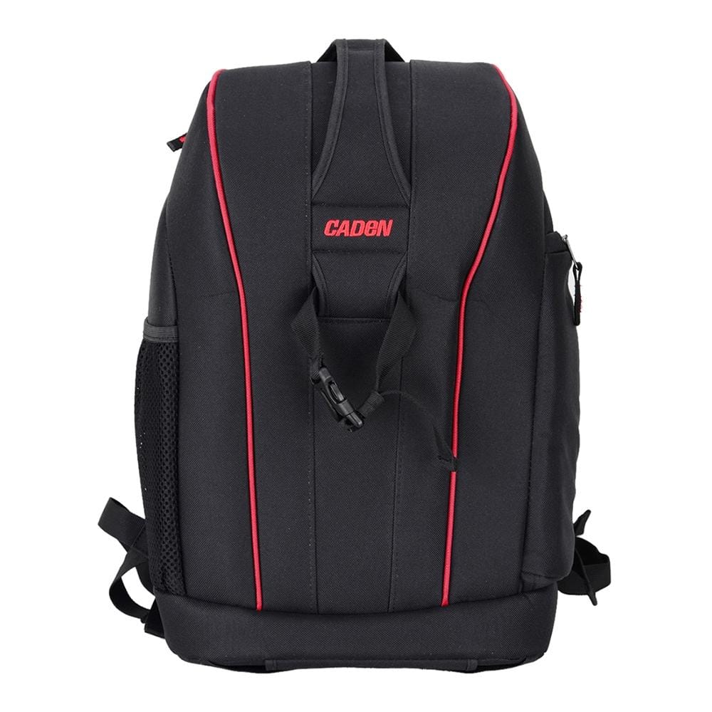 CADEN K6 Large Capacity Tscope Sling Shoulder Cross Digital Camera Bags Case Travel Backpack for Canon Nikon Sony, Size: 43*28*16cm (Black)