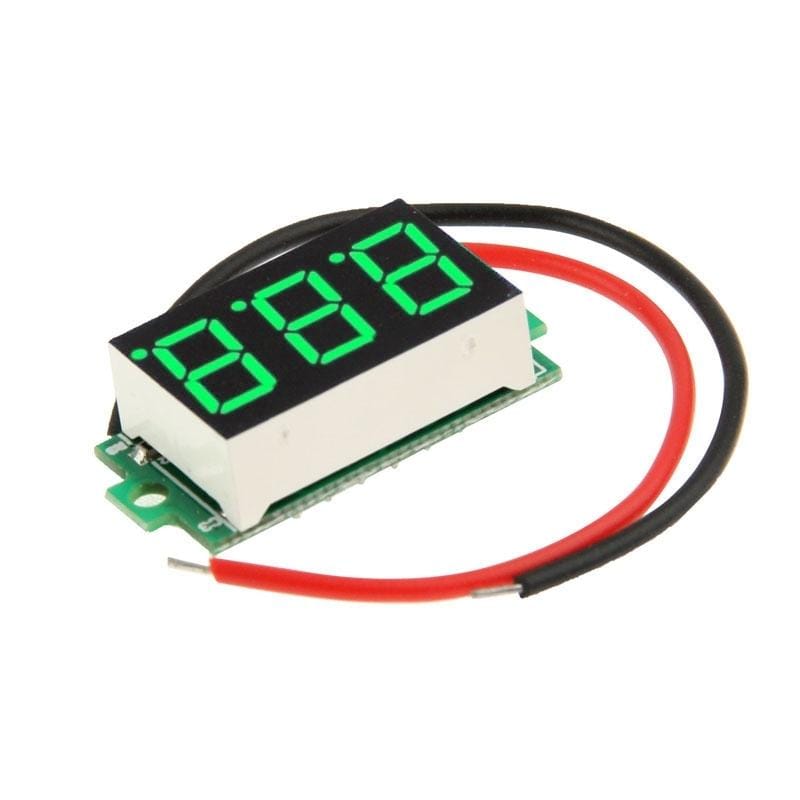 DC 3.2-30V Red Light Mini Digital Voltage Panel Meter (Style2)