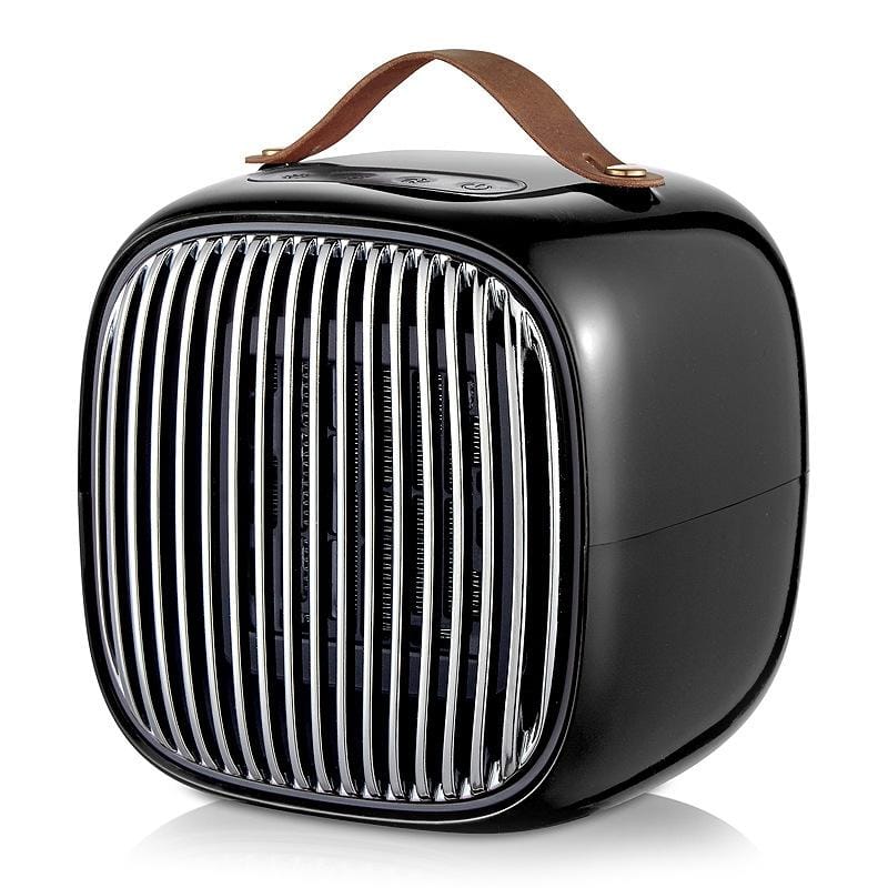 Smart Mini Heater Home Desktop Small Heater, CN Plug (Electroplating Net-Starry Sky Black)